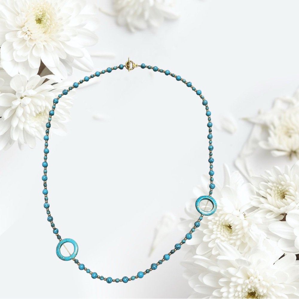 Turquoise Beaded Necklace